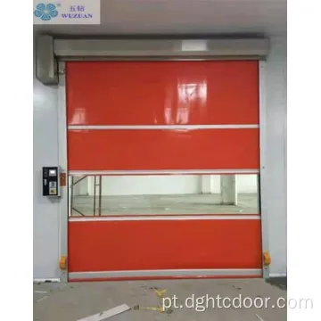 Porta de oficina de alta velocidade automática à prova de poeira